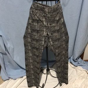 Black and White Pants